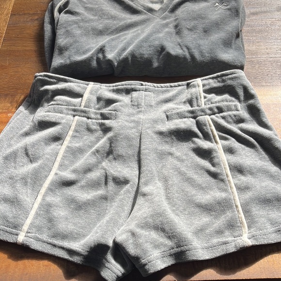 Camp Collection Matching Velour Short Set - Picture 6 of 11